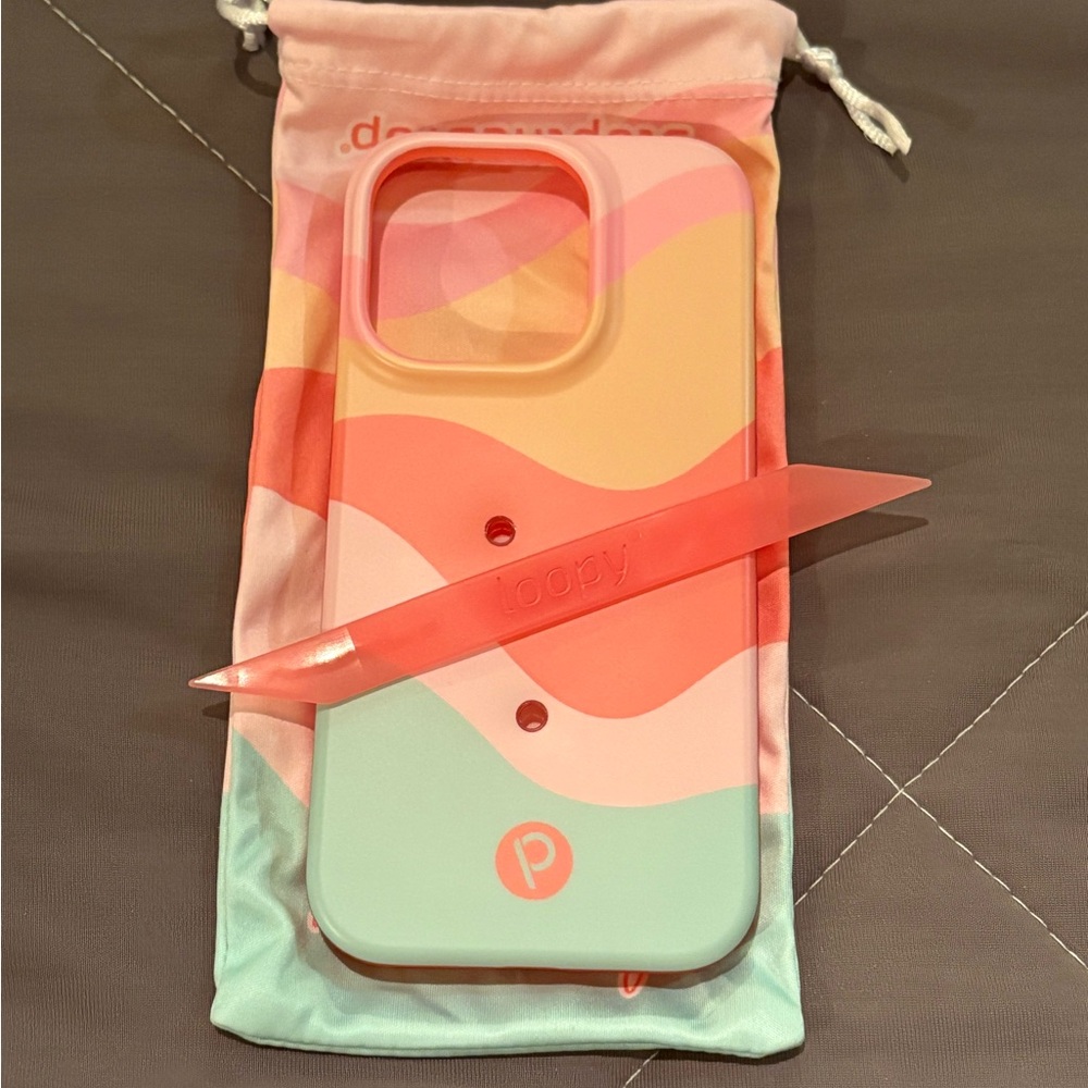Loopy Case Sweet Sorbet x Amber Massey for iPhone 14 Pro